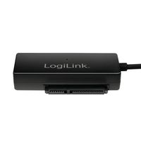 LogiLink AU0050 basisstation voor opslagstations USB 3.2 Gen 1 (3.1 Gen 1) Type-A Zwart - thumbnail