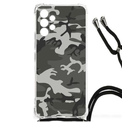 Samsung Galaxy A13 4G Doorzichtige Silicone Hoesje Army Light Samsung Galaxy A13 4G Doorzichtige Silicone Hoesje Army Light