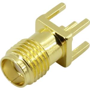 TRU COMPONENTS SMA-KE1 SMA-connector Bus, inbouw verticaal 50 Ω 1 stuk(s)