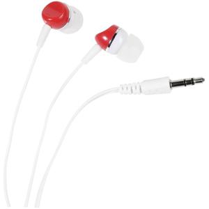 Vivanco Colour Buds Hoofdtelefoons Bedraad In-ear Muziek Rood, Wit