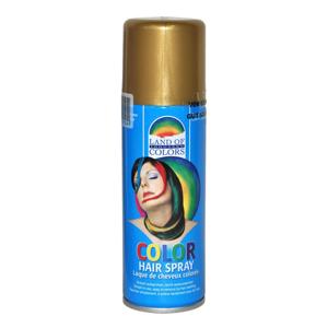 Carnaval verkleed haar verf - goud - 111 ml - haarspray - Haar kleuren - carnaval