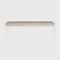 Ethnicraft Zitkussen 'Jack' t.b.v. Eetkamerbank Jack, kleur Ivory