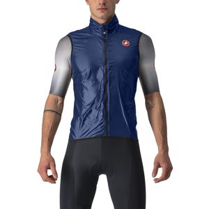 Castelli Aria fietsvest mouwloos belgian blue heren S