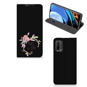 Xiaomi Poco M3 | Redmi 9T Magnet Case Boho Text