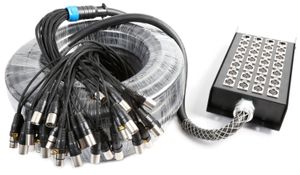 PD Connex Stage Snake 24-in 4-out XLR 30 meter