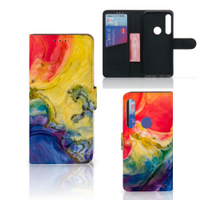 Hoesje Motorola One Action Watercolor Dark - thumbnail