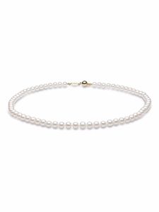 Yoko London collier Classic 6 mm en or blanc 18ct orné de perles d'eau douce