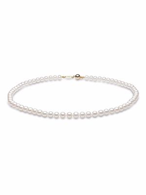 Yoko London collier Classic 6 mm en or blanc 18ct orné de perles d'eau douce