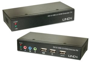 LINDY Lindy KVM-extender DVI 1920 x 1200 Pixel