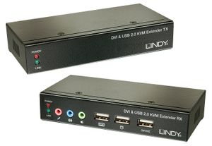 LINDY 39377 KVM-extender DVI 1920 x 1200 Pixel