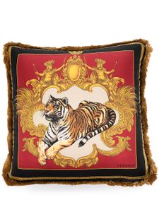 Versace coussin Tigre double face (45 cm x 45 cm) - Or