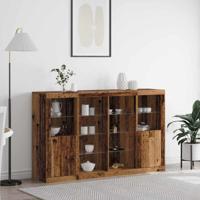 Dressoir Oud hout 163 x 37 x 100 cm Bewerkt hout