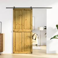 VidaXL Schuifdeur corona 90x210 cm massief grenenhout