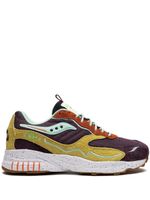 Saucony baskets 3D Grid Hurricane - Marron