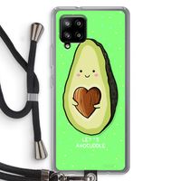 Avocuddle: Samsung Galaxy A42 5G Transparant Hoesje met koord