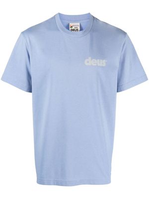 Deus Ex Machina t-shirt à logo imprimé - Bleu