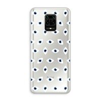 Eyes pattern: Xiaomi Redmi Note 10 Lite Transparant Hoesje