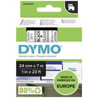 DYMO 53710 Labeltape Tapekleur: Transparant Tekstkleur: Zwart 24 mm 7 m