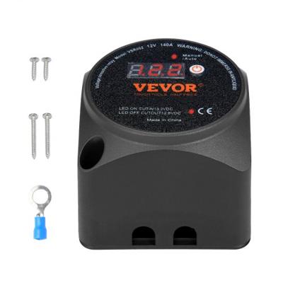 VEVOR 12V 140A spanningsgestuurd uitschakelrelais, handmatige en automatische modus, spanningsgevoelig VSR-relais met LCD-scherm, voor ATV, UTV, camper, SUV, vrachtwagen, boot, jacht