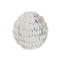 Decoratief sierding Home ESPRIT Wit 9 x 9 x 9 cm