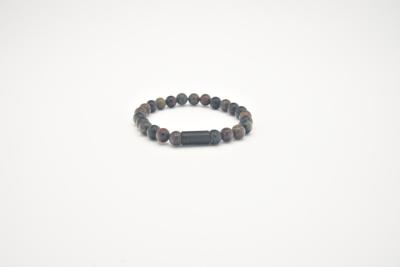 JOSH Heren Armband met Natuursteen Multi | 09313-BRA