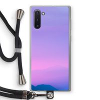 Sunset pastel: Samsung Galaxy Note 10 Transparant Hoesje met koord