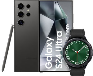 Samsung Galaxy S24 Ultra 1TB Zwart 5G + Galaxy Watch 6 Classic Zwart 47mm