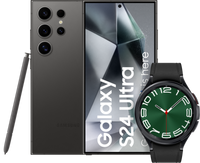 Samsung Galaxy S24 Ultra 1TB Zwart 5G + Galaxy Watch 6 Classic Zwart 47mm - thumbnail