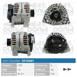 Meat Doria Alternator/Dynamo 5510401