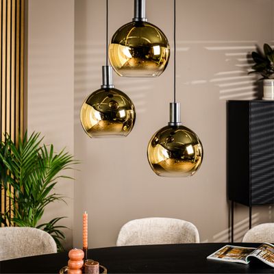 Haluta Hanglamp Mitch - 1-lichts - Goud
