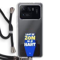 Laat de zon in je hart: Xiaomi Mi 11 Ultra Transparant Hoesje met koord