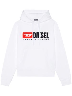 Diesel hoodie S-Ginn-Hood-Div à logo appliqué - Blanc