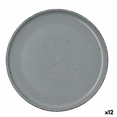 Dinerbord Quid Duna Grijs Keramisch 26,5 x 2,8 cm (12 Stuks)