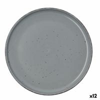 Dinerbord Quid Duna Grijs Keramisch 26,5 x 2,8 cm (12 Stuks)