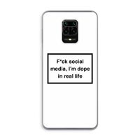 I'm dope: Xiaomi Redmi Note 9 Pro Transparant Hoesje