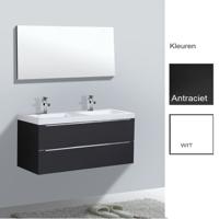 Badkamermeubelset Sanilux Senza 120x47x50 cm Hoogglans Wit