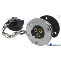 Enchufes y pasacables GS11021 - ENCHUFE ESTANCO 3 AMP. 3 POLOS