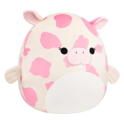Jazwares Squishmallows knuffel pluche - mondy the pink spotted white sea cow - 40cm