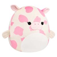 Jazwares Squishmallows knuffel pluche - mondy the pink spotted white sea cow - 40cm