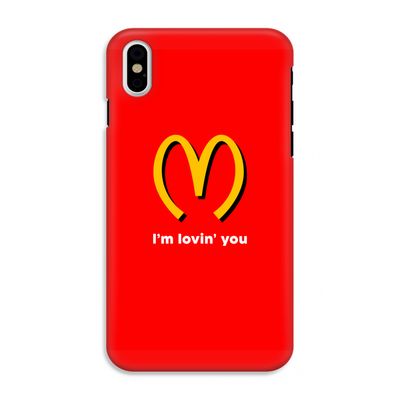 I'm lovin' you: iPhone XS Tough Case