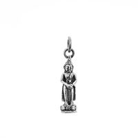 Geboortedag Boeddha hanger/bedel Zondag 925 zilver – 2 cm - thumbnail