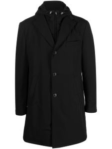 Corneliani veste légère à simple boutonnage - Noir