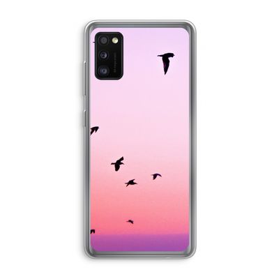 Fly away: Samsung Galaxy A41 Transparant Hoesje