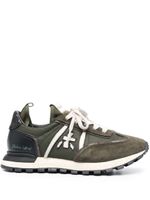 Premiata baskets John Low à patch logo - Vert - thumbnail