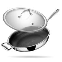 Stahl Cookware Koekenpan Hybrid ø 28 cm - inclusief glazen deksel