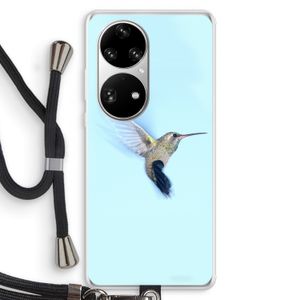 Kolibri: Huawei P50 Pro Transparant Hoesje met koord