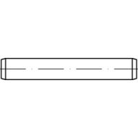 TOOLCRAFT TO-5436777 Cilindrische pen 16 mm Staal 1 stuk(s)