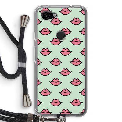 Lipjes: Pixel 3a Transparant Hoesje met koord