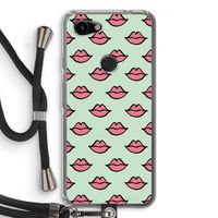 Lipjes: Pixel 3a Transparant Hoesje met koord
