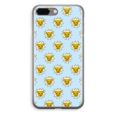 Leeuwenkoppen: iPhone 8 Plus Transparant Hoesje